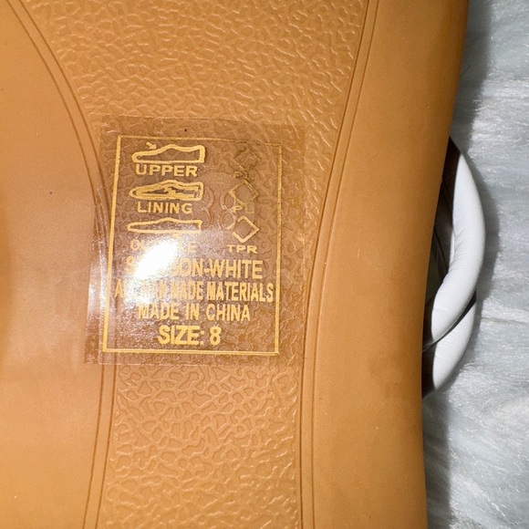 Azalea Wang Stetson Women's White Knot Slip-On Sandals Size 8 Summer Travel - Picture 6 of 6